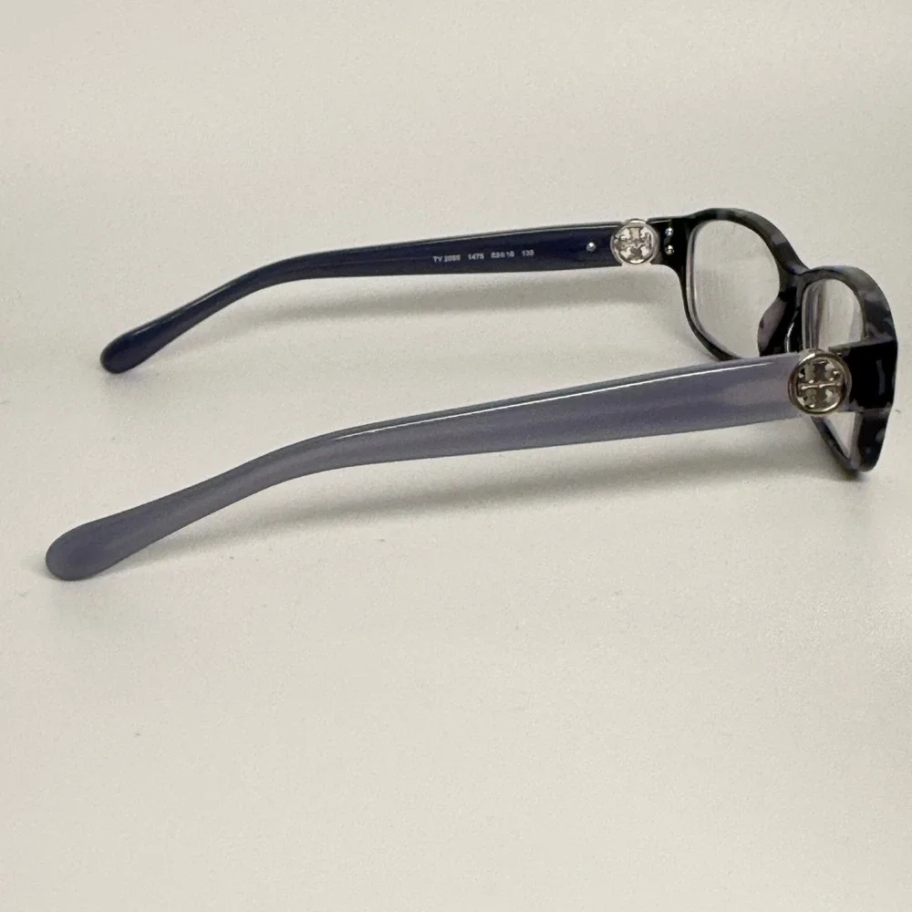 Tory‎ Burch TY 2055 1475 Blue Tortoise Eyeglass Frames 53-16-135 Womens Eyewear